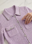 Plum Elegant Knit Dress
