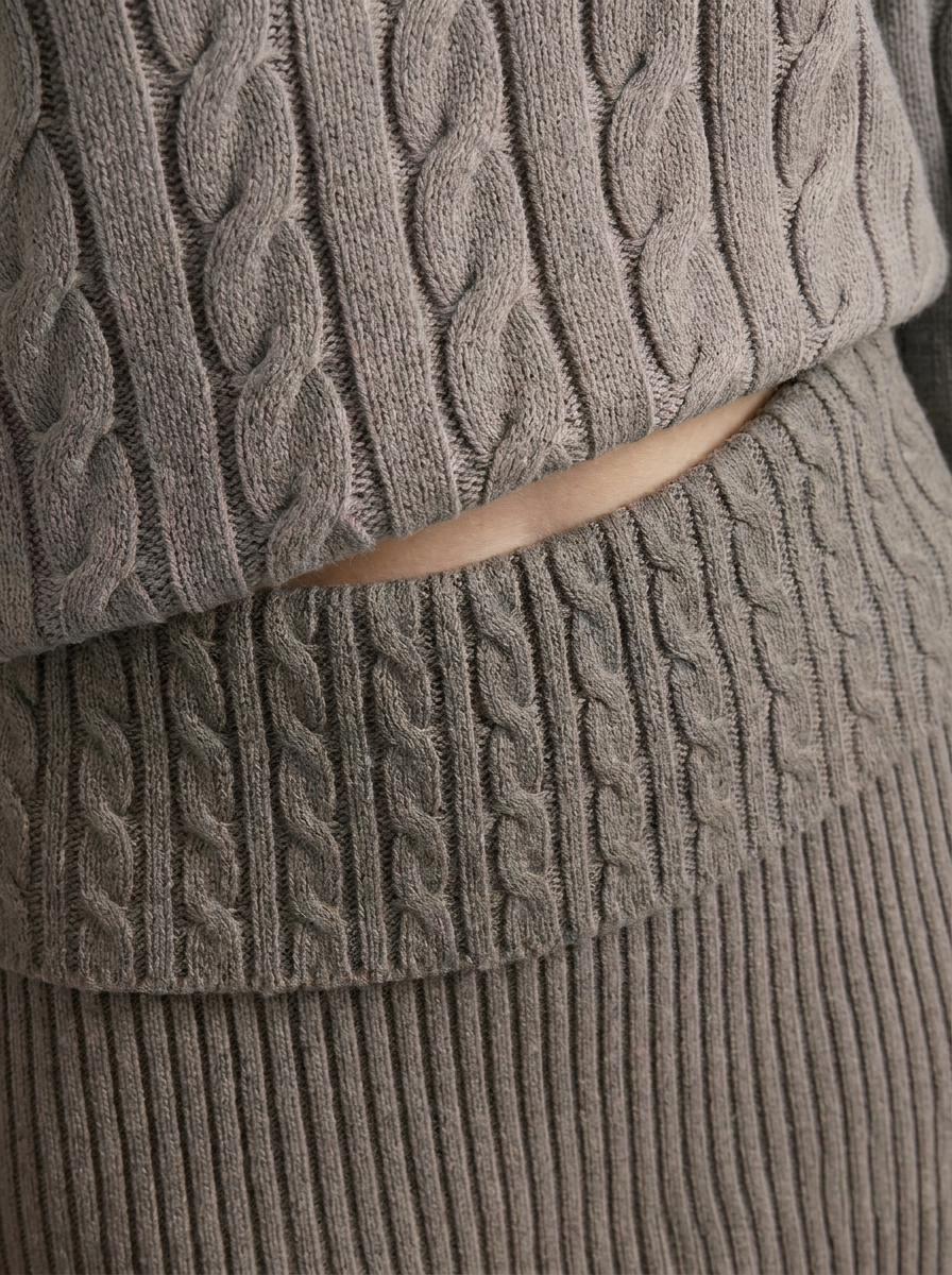 Soft Mocha Knit Set