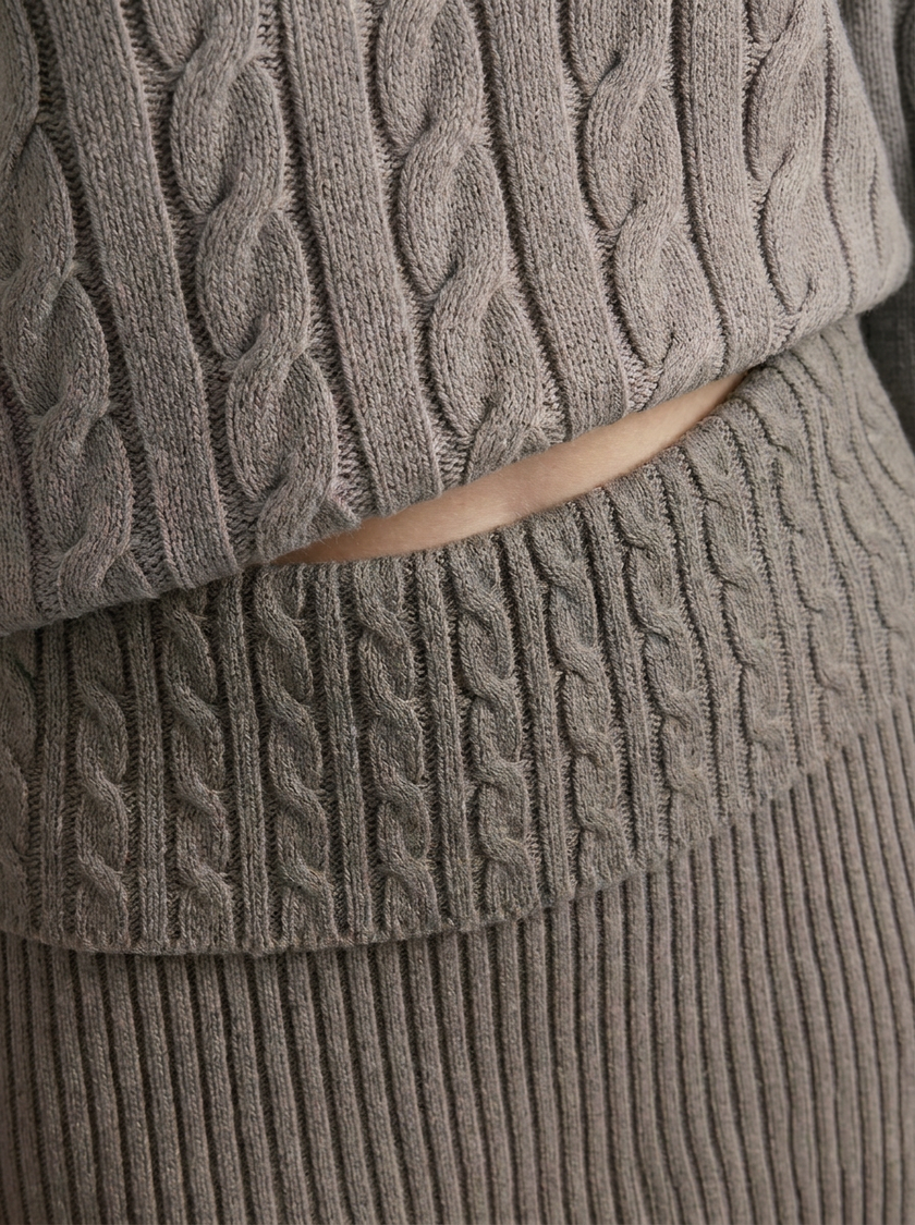 Soft Mocha Knit Set