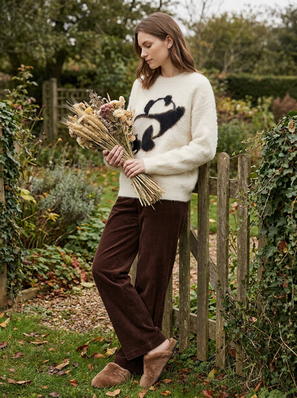 Cozy Panda Knit Sweater