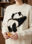 Cozy Panda Knit Sweater