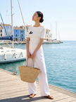 Ivory Off-Shoulder Knit Top