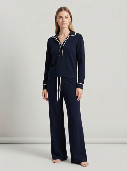 Navy Cozy Knit Set